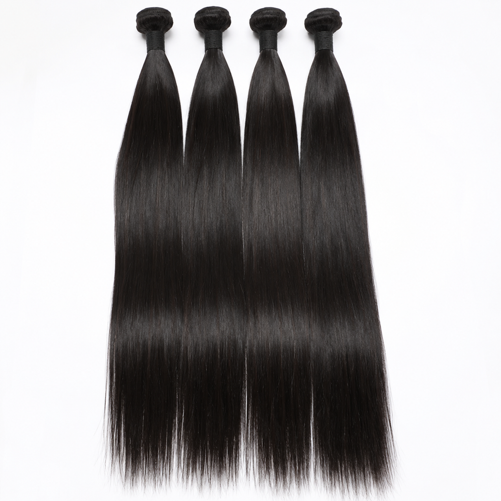 BUNDLES STRAIGHT VIRGIN HAIR PREMIUM —  100% HUMAIN