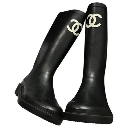 Chanel Rain Boots Noir
