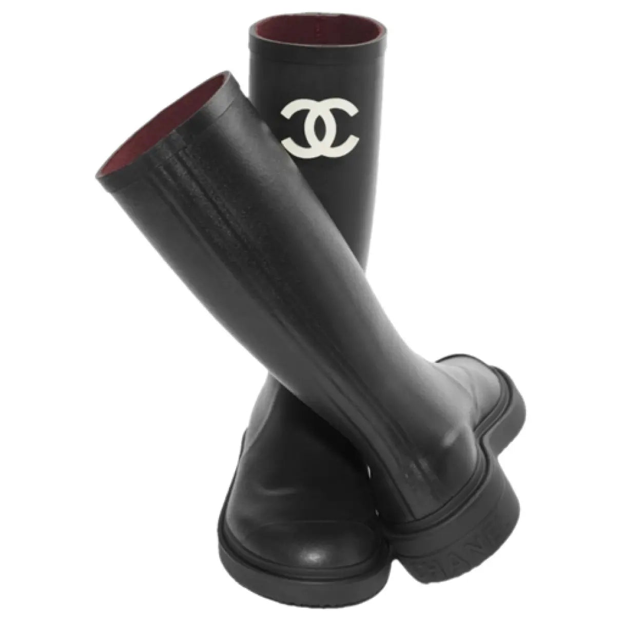 Chanel Rain Boots Noir