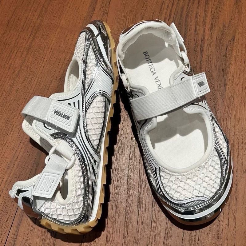 Bottega Veneta Orbit Flash Mary-Jane Sneakers