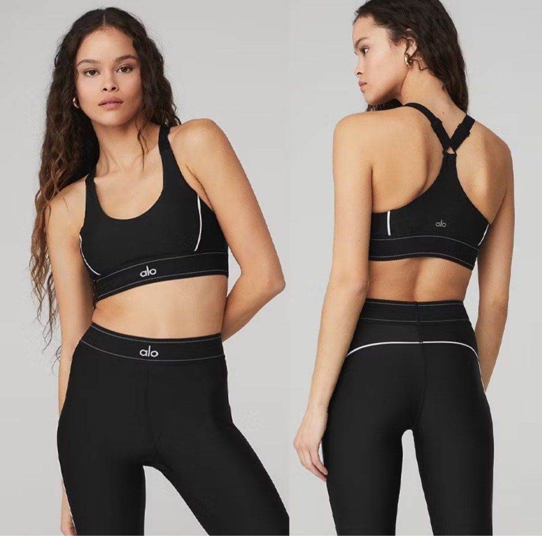 #2 Ensemble Alo Airlift “Suit Up” – Brassière & Legging Contour Graphique